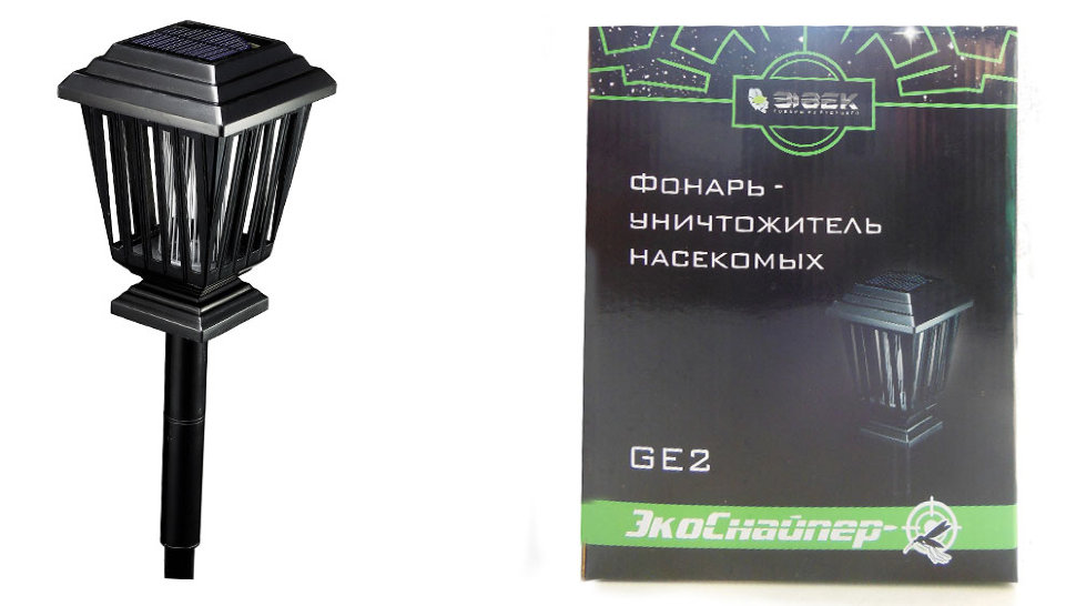Уничтожитель летающих насекомых фонарь