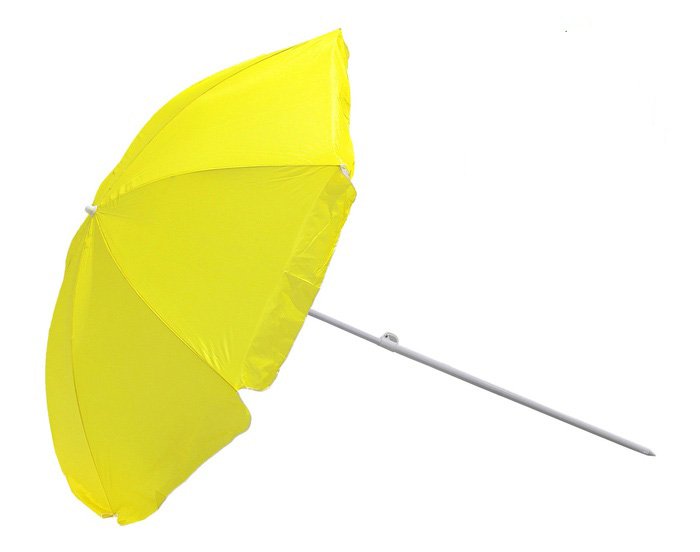 Зонт пляжный "Классика" с механизмом наклона d=180, h=195 микс