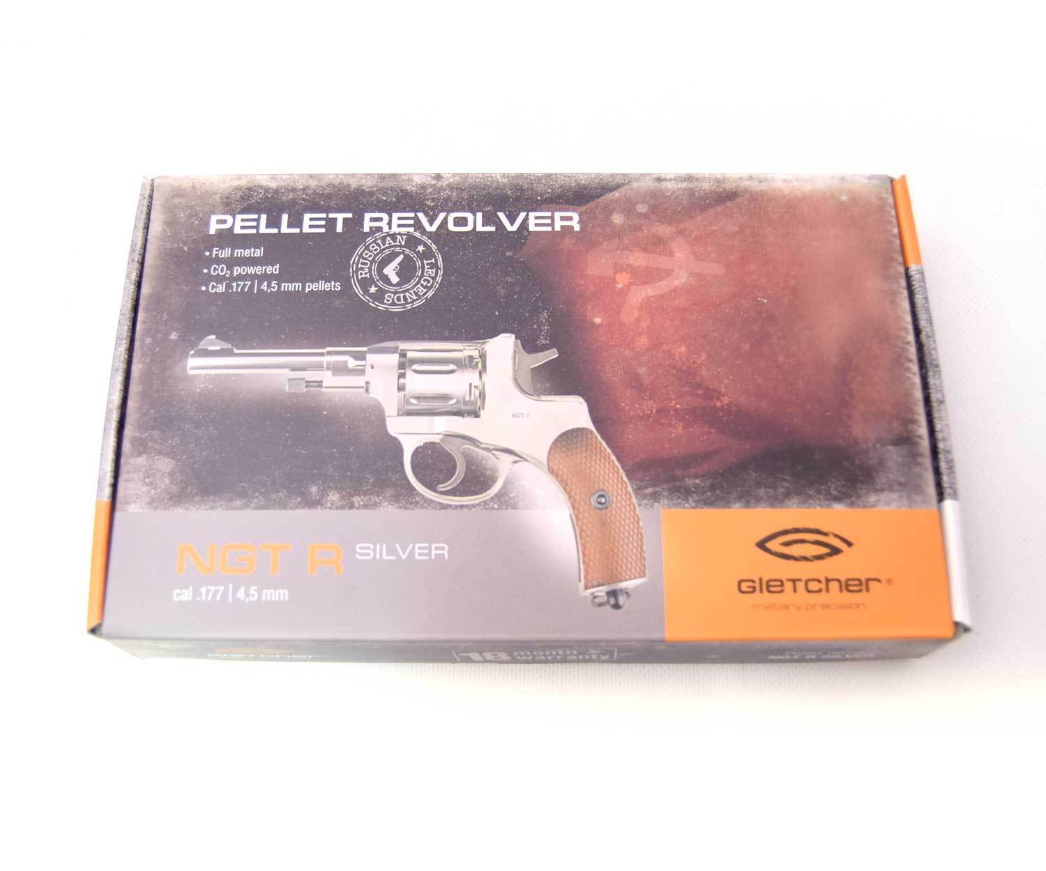 Револьвер пневматический NGT Silver, к.4,5мм